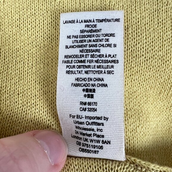 Free People Sundae Pullover Sweater Top Linen Oversized Boho Flare Bell Sleeve - Picture 10 of 12